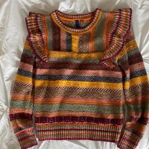 Pilcro multi colored sweater size small
